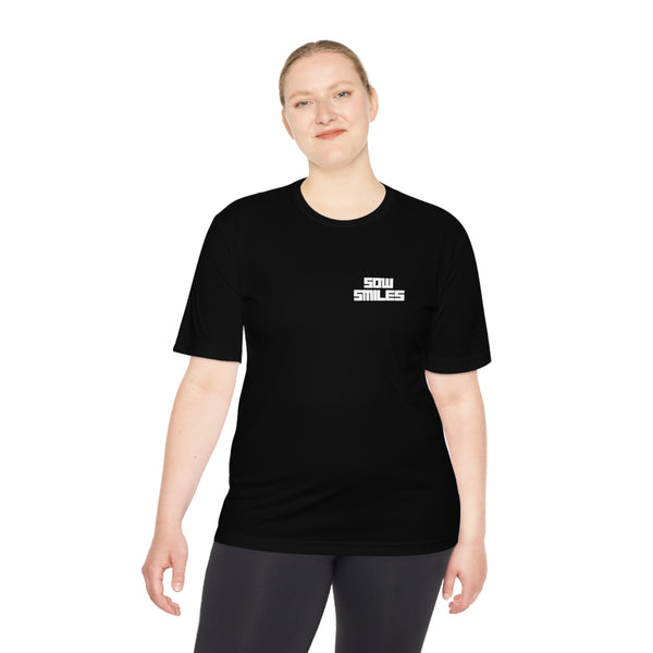 Sow Smiles - SKELETON BACK- Moisture Wicking Tee