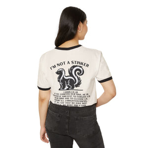 I'M A STINKER - Unisex Cotton Ringer T-Shirt