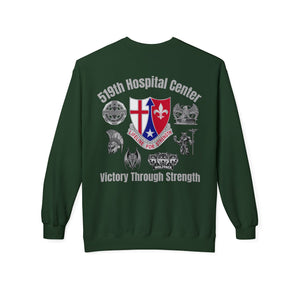 519th Hospital Center - Unisex Midweight Softstyle Fleece Crewneck Sweatshirt