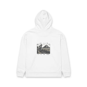 Sow Smiles! - Farmer Back - Unisex Organic Relaxed Slammer Hoodie