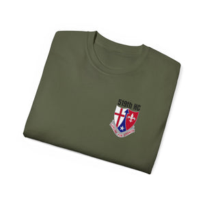 519th Hospital Center - Unisex Ultra Cotton Tee Flag on Sleeve