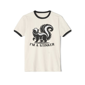 I'M A STINKER - Unisex Cotton Ringer T-Shirt