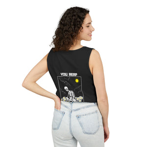 Sow Smiles! - Skeleton Back - Garment-Dyed Tank