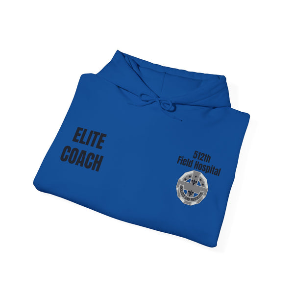 Elite Coach - 512th Field Hospital - Unisex Heavy Blend™ Hooded Sweatshirt