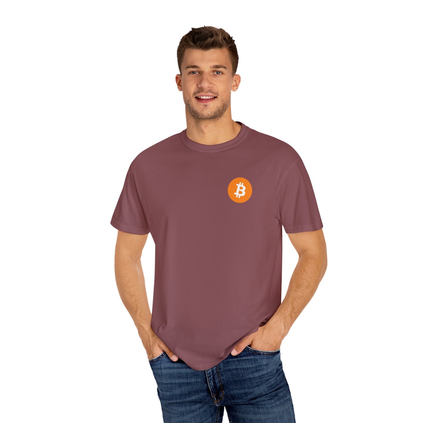 blow bitcoin! - Unisex Garment-Dyed T-shirt