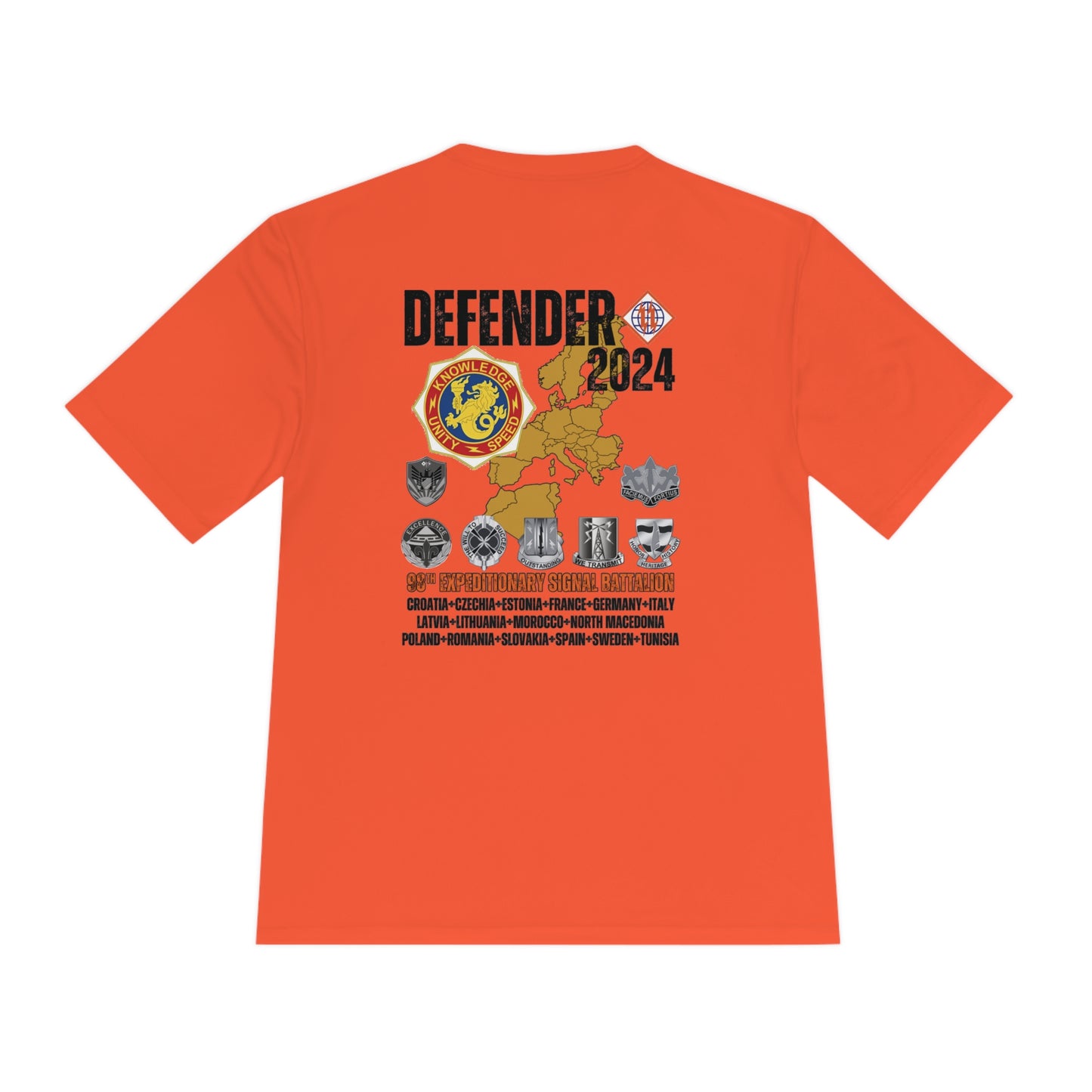 98th ESB - DEFENDER 24 -  Moisture Wicking Tee