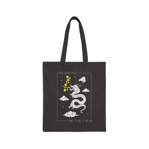 Haiku Smiles Cotton Canvas Tote Bag