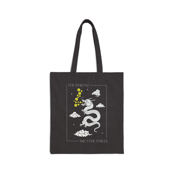 Haiku Smiles Cotton Canvas Tote Bag