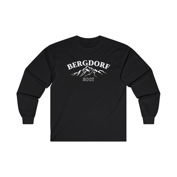 BERGDORF 2007 Unisex Ultra Cotton Long Sleeve Tee
