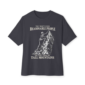 Reasonable People - Unisex Oversized Boxy Tee