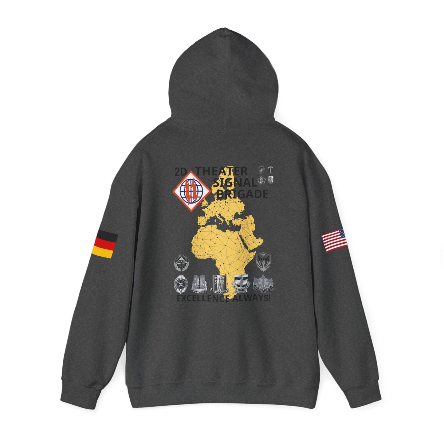 2TSB - Flags on Sleeves - Unisex Heavy Blend™ Hooded SweatshirT