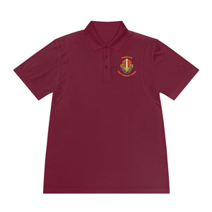 PPT Sword - Orange text - Men's Sport Polo Shirt