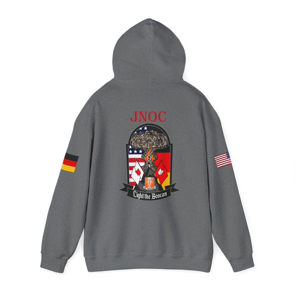 JNOC Call Sign -  USANEC-S - Flags on Sleeves - Unisex Heavy Blend™ Hooded Sweatshirt
