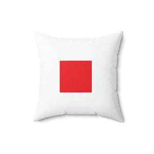 Signal Flag - Both on One - Spun Polyester Square Pillow