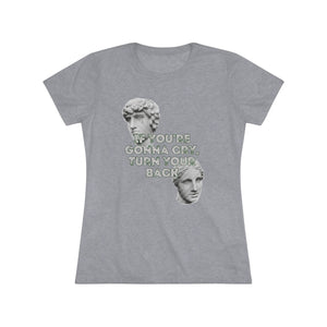 Turn Around With A Smile -  Women's Triblend Tee
