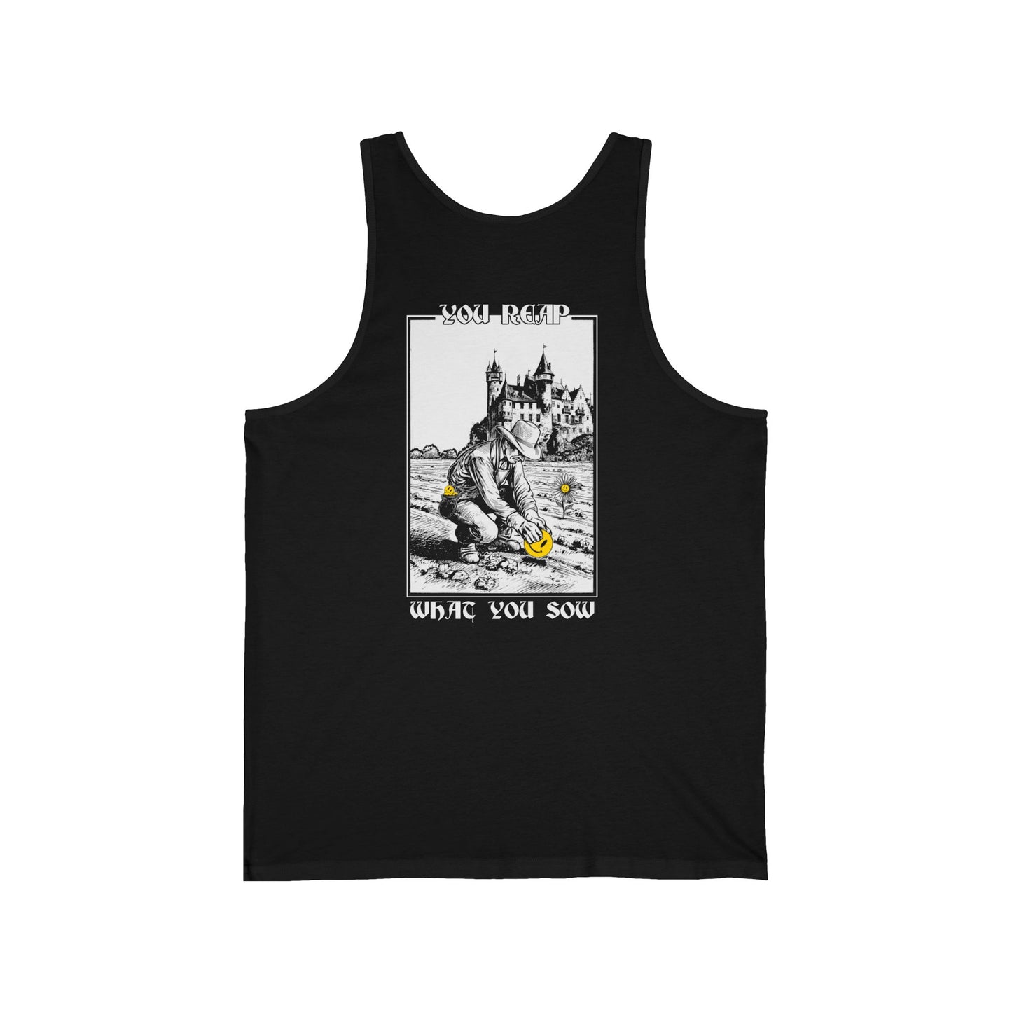 Sow Smiles (Farmer) Unisex Jersey Tank