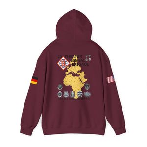 44th ESB-E - Flags on Sleeves - Unisex Heavy Blend™ Hooded Sweatshirt