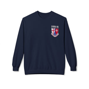 519th Hospital Center - Unisex Midweight Softstyle Fleece Crewneck Sweatshirt