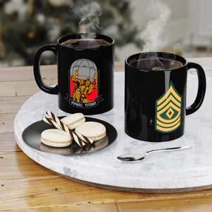 USANEC 1SG - Black Coffee Mug, 11oz