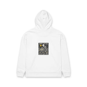 Sow Smiles! - Skeleton Back - Unisex Organic Relaxed Slammer Hoodie