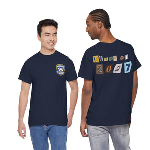 WHS Class of 2027 - Adult Sizes - Unisex Heavy Cotton Tee