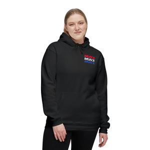 America x 3 - Unisex Hooded Sweatshirt, Made in USA