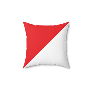 Signal Flag - Triangle - Spun Polyester Square Pillow