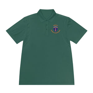 AAB U'R-AF -Orange text - Men's Sport Polo Shirt