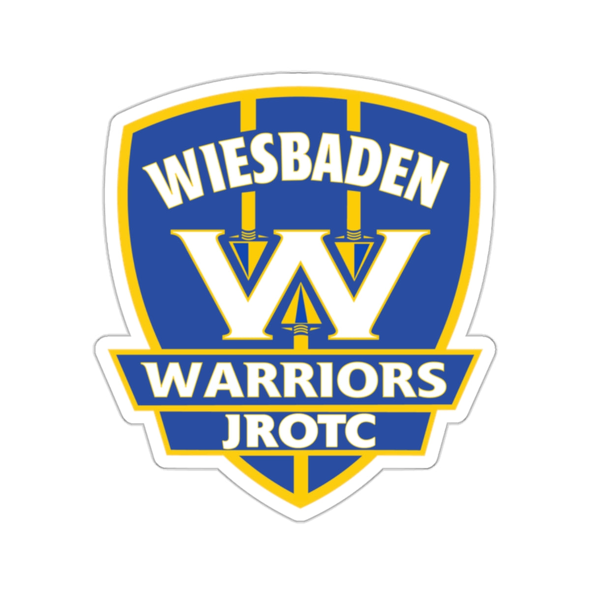 JROTC Wiesbaden Warriors - Kiss-Cut Stickers