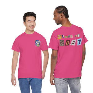 WHS Class of 2027 - Adult Sizes - Unisex Heavy Cotton Tee
