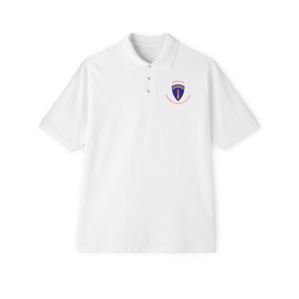 AAB U'R-AF - Orange text - Men's Piqué Polo