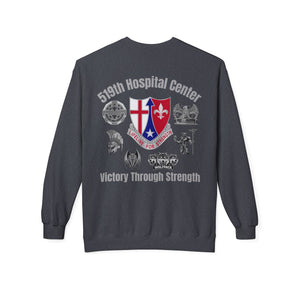 519th Hospital Center - Unisex Midweight Softstyle Fleece Crewneck Sweatshirt