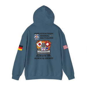 S4 - Option 1 - 102D SSB - Flags on Sleeves - Unisex Heavy Blend™ Hooded Sweatshirt