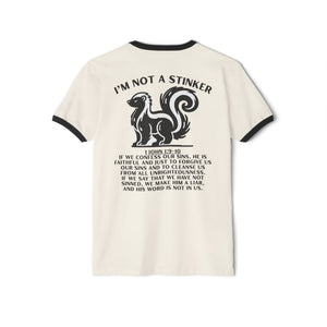 I'M A STINKER - Unisex Cotton Ringer T-Shirt