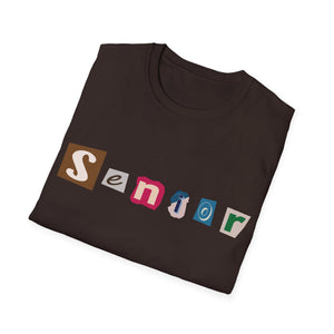 Senior - Adult Sizing - Blank Back - Unisex Softstyle T-Shirt