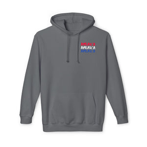 America x 3 - Unisex Hooded Sweatshirt, Made in USA
