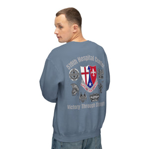 519th Hospital Center - Unisex Lightweight Crewneck Sweatshirt
