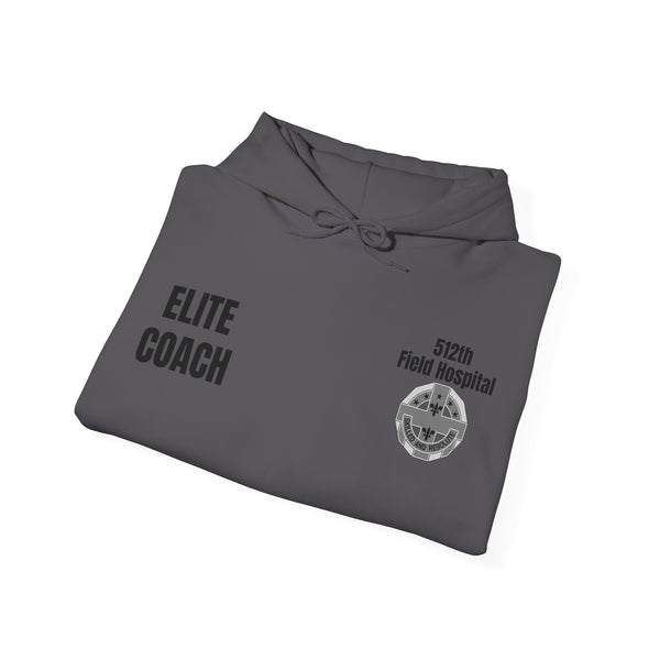 Elite Coach - 512th Field Hospital - Unisex Heavy Blend™ Hooded Sweatshirt