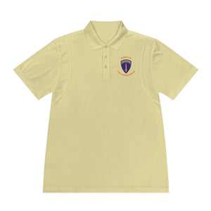 CAB U'R-AF Logo - Orange text - Men's Sport Polo Shirt