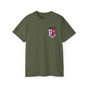 519th Hospital Center - Unisex Ultra Cotton Tee Flag on Sleeve