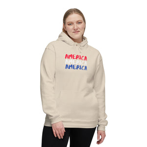 America x3!!! - Unisex Hooded Sweatshirt, Made in US