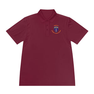 AAB U'R-AF -Orange text - Men's Sport Polo Shirt