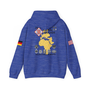 52D SSB - Flags on Sleeves - Unisex Heavy Blend™ Hooded Sweatshirt