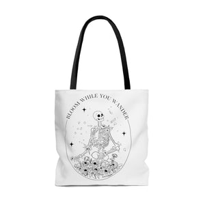 Bloom While You Wander - Tote Bag (AOP)