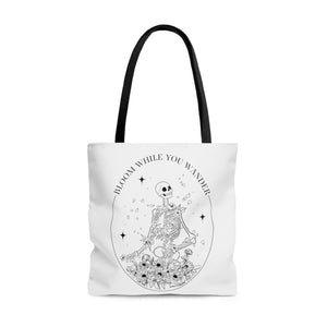 Bloom While You Wander - Tote Bag (AOP)